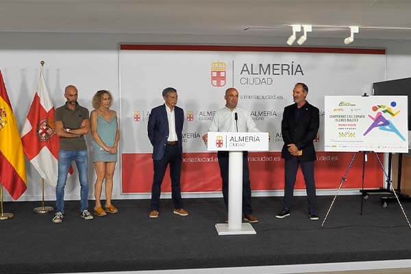 El 8 de julio, Almería será la sede del Campeonato de España Clubes Máster de Atletismo. Almería será sede del Campeonato de España Clubes Máster de Atletismo el 8 de julio