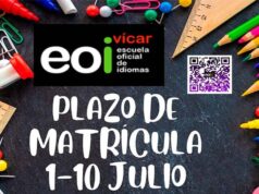 El plazo de matrícula para la Escuela Oficial de Idiomas (EOI) de Vícar está abierto hasta el próximo día 10 El plazo de matrícula para la Escuela Oficial de Idiomas (EOI) de Vícar está abierto hasta el próximo día 10
