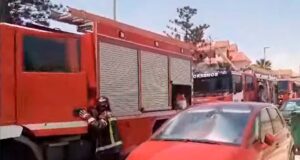 Sofocado un incendio en el Hotel Mediterráneo Bay & Resort de Roquetas de Mar Sofocado un incendio en el Hotel Mediterráneo Bay & Resort de Roquetas de Mar
