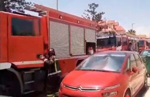 Sofocado un incendio en el Hotel Mediterráneo Bay & Resort de Roquetas de Mar Sofocado un incendio en el Hotel Mediterráneo Bay & Resort de Roquetas de Mar