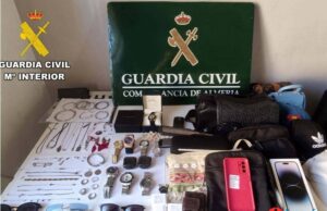 El responsable de 15 robos en hogares en Roquetas de Mar y Aguadulce arrestado por la Guardia Civil
