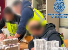 En Almería, ocho personas fueron arrestadas por tener más de 57.000 anabolizantes en su poder en un centro de entrenamiento