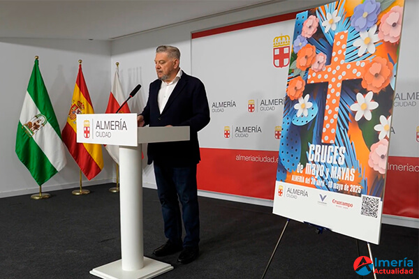 Almería acogerá del 30 de abril al 10 de mayo el concurso de Cruces de Mayo Las Cruces de Mayo llenarán Almería de color y tradición del 30 de abril al 10 de mayo