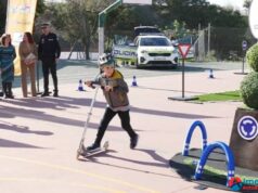 El Ayuntamiento de Adra lanza circuito de seguridad vial para educar a los niños