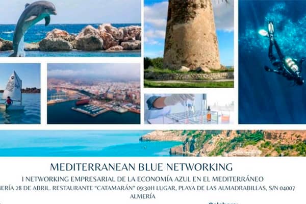 El lunes 28, I Mediterranean Blue Networking, cumbre empresarial sobre Economía Azul en la región mediterránea Almería acogerá el lunes la primera cumbre Mediterranean Blue Networking sobre Economía Azul