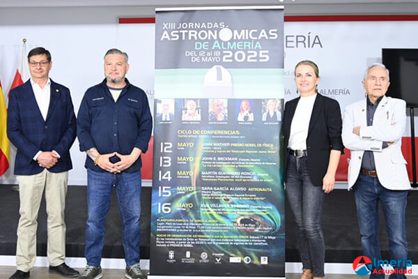 Las Jornadas Astronómicas de Almería regresan del 12 al 18 de mayo con un destacado equipo de especialistas ¡El universo a tu alcance! Regresan las Jornadas Astronómicas de Almería del 12 al 18 de mayo con expertos de primer nivel