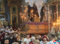Suspendida la salida procesional de Nuestro Padre Jesús en su Prendimiento y María Santísima de la Amargura en Adra por la lluvia