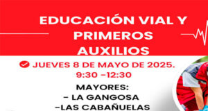 Vícar impulsa un taller de seguridad vial y primeros auxilios destinado a personas mayores Tres titulares sobre el taller en Vícar "Vícar protege a sus mayores: Nuevo taller combina seguridad vial y primeros auxilios para la tercera edad