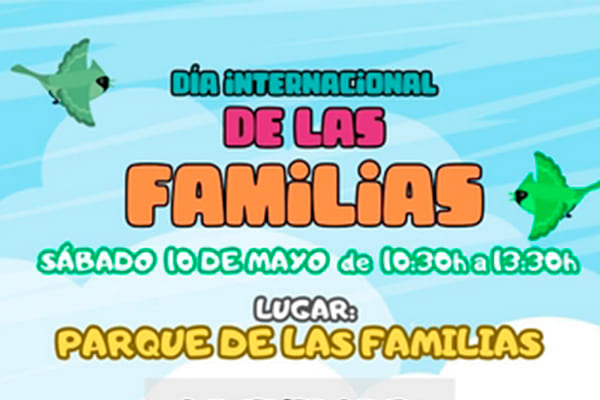 Almería conmemora mañana el Día Internacional de las Familias con más de diez eventos simultáneos Almería celebra el Día Internacional de las Familias con una decena de actividades simultáneas