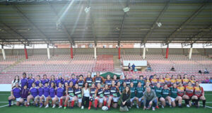El Campeonato Andaluz de Rugby 7 Femenino se disputa en Almería con la presencia de Unión Rugby Almería (URA) Almería, epicentro del rugby andaluz: El Campeonato Femenino 7 arranca con la URA como anfitriona