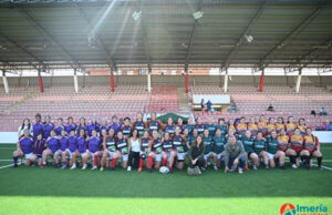 El Campeonato Andaluz de Rugby 7 Femenino se disputa en Almería con la presencia de Unión Rugby Almería (URA) Almería, epicentro del rugby andaluz: El Campeonato Femenino 7 arranca con la URA como anfitriona