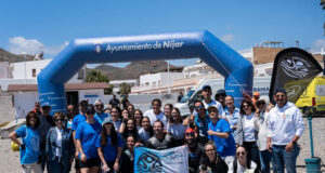 Jornada del reto solidario denominado ‘Abracemos el Mar’ en El Parque Natural Cabo de Gata-Níjar El Parque Natural Cabo de Gata-Níjar se une en un abrazo solidario al mar en una emotiva jornada
