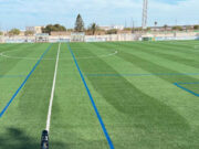 La Mojonera incrementa el cuidado y conservación de sus espacios deportivos municipales La Mojonera refuerza el mantenimiento de sus instalaciones deportivas municipales
