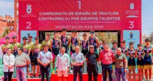 Náutico de Narón se corona campeón de la Copa de la Reina Iberdrola de Triatlón, mientras Peñota Dental Alusigma conquista la Copa del Rey en Roquetas de Mar Náutico de Narón y Peñota Dental Alusigma se alzan con las Copas de la Reina y del Rey de Triatlón en Roquetas